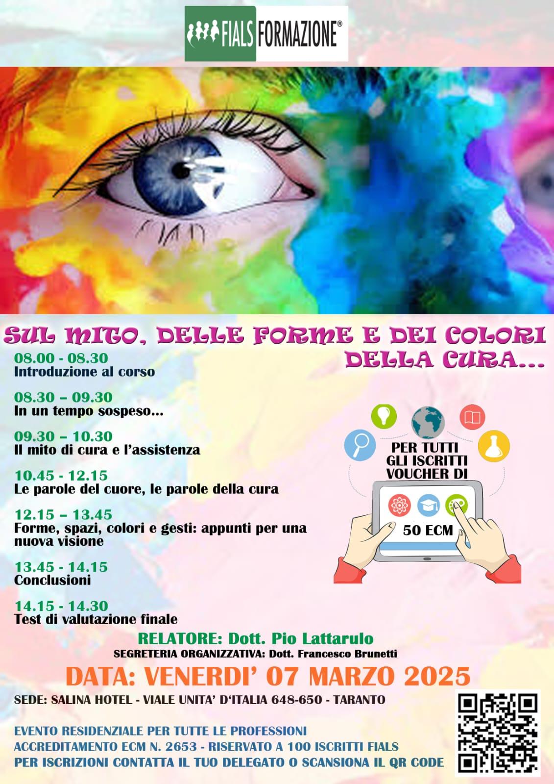 SUL MITO DELLE FORME E DEI COLORI DELLA CURA