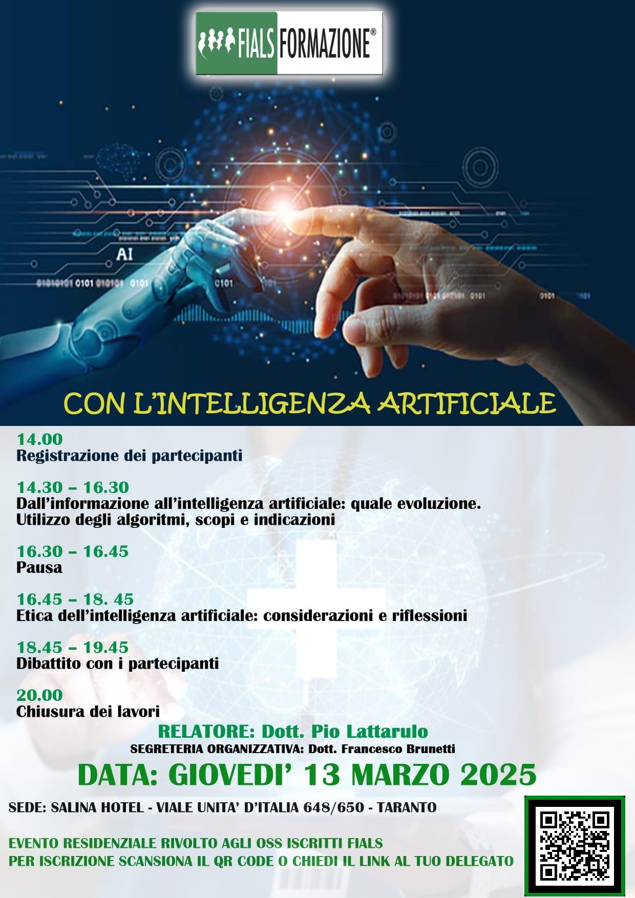 CON L’INTELLIGENZA ARTIFICIALE