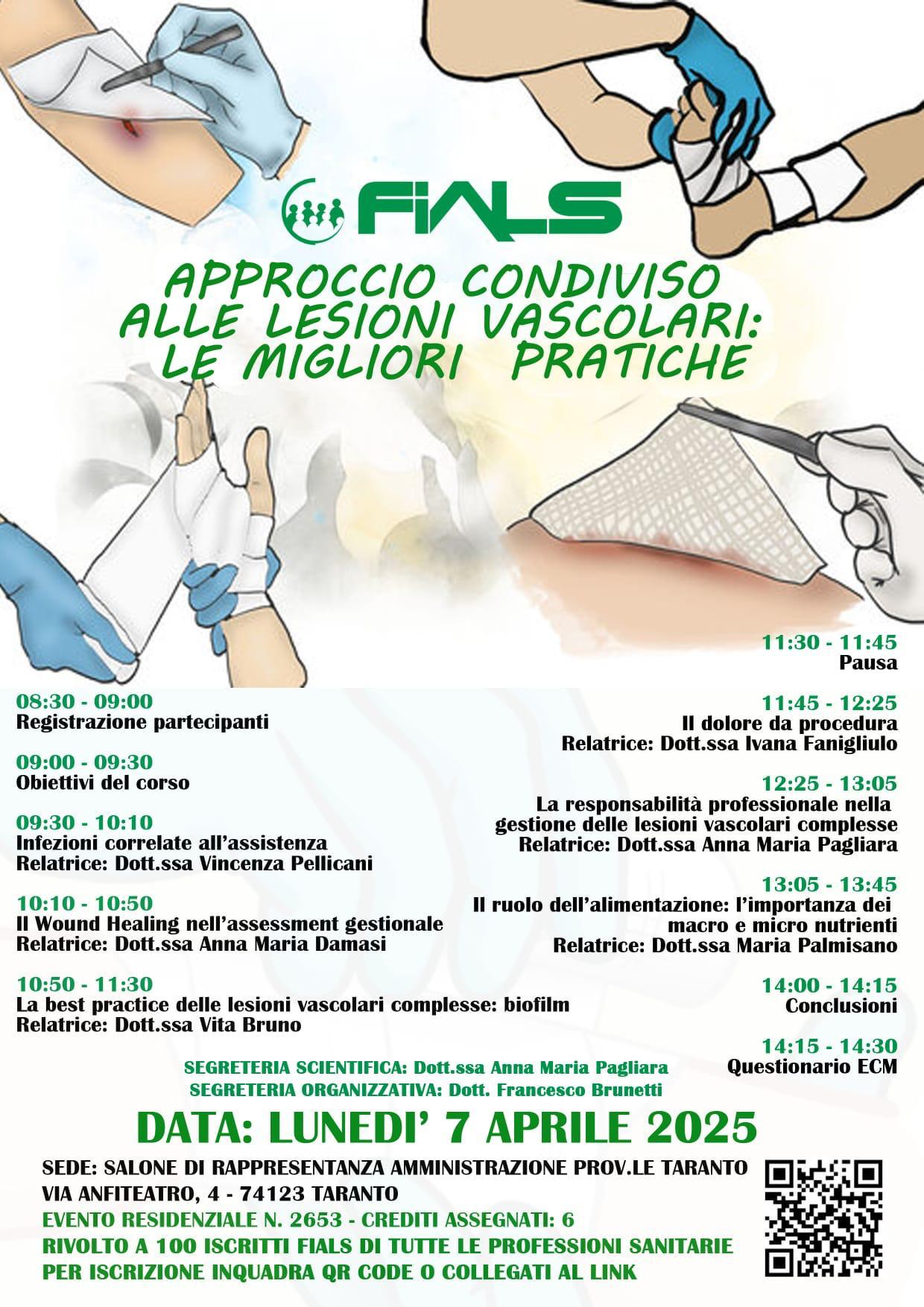 APPROCCIO CONDIVISO ALLE LESIONI VASCOLARI
