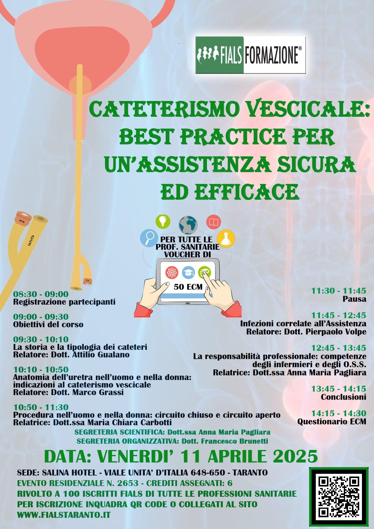 CATETERISMO VESCICALE