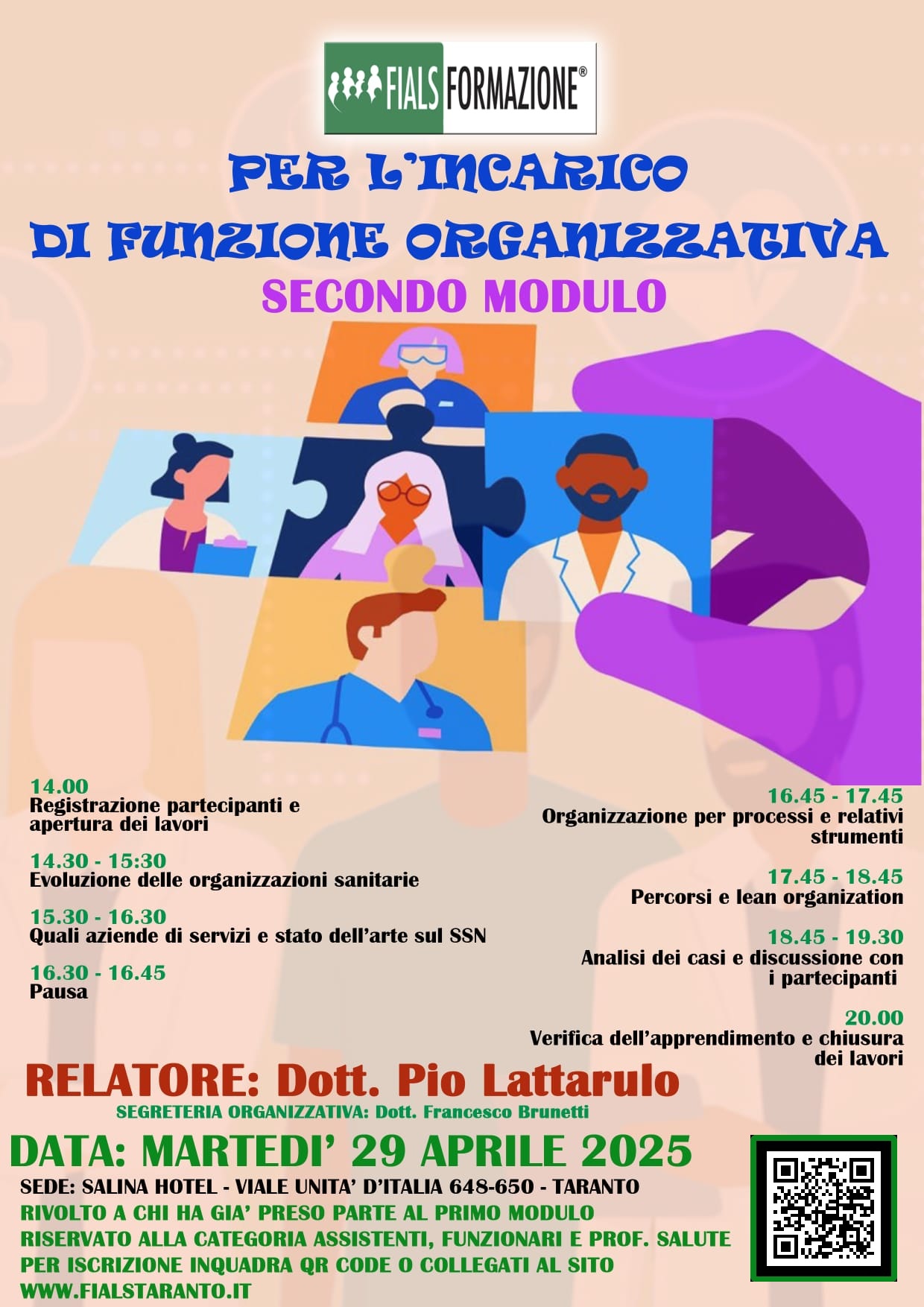 PER L’INCARICO DI FUNZIONE ORGANIZZATIVA – Secondo Modulo